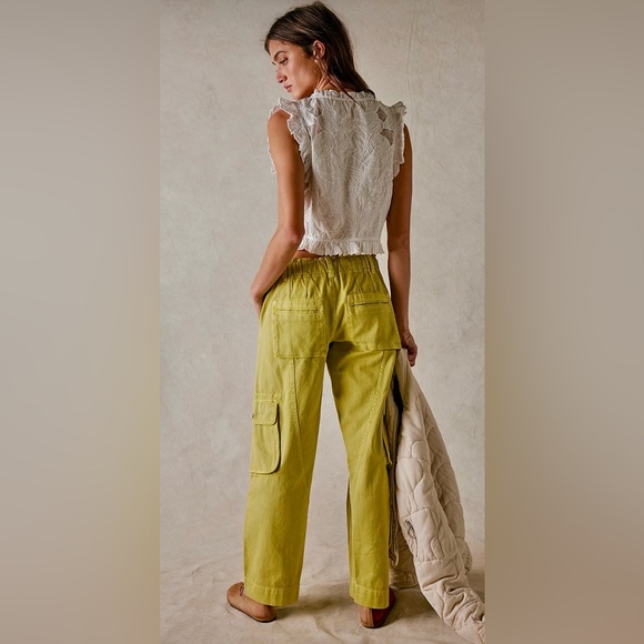 Free People Tahiti Cargo Pants Women’s Size M - Picture 3 of 9